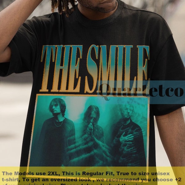 The Smile, The Smile Shirt, The Smile Fan Tees, The Smile Merch, Vintage The Smile Retro Shirt, The Smile Tour Merch, The Smile Band Merch