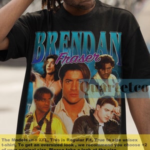 Brendan Fraser, Brendan Fraser Shirt, Brendan Fraser Fan Tees, Vintage Brendan Fraser Retro , Brendan Fraser Clothing, Brendan Fraser Gift