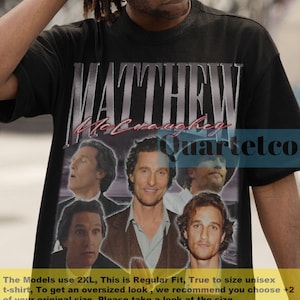 Matthew McConaughey Shirt, Matthew McConaughey Tshirt, Matthew McConaughey Tees, Matthew McConaughey Movie Fan, Retro Matthew McConaughey