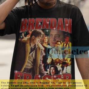Brendan Fraser, Brendan Fraser Shirt, Brendan Fraser Fan Tees, Vintage Brendan Fraser Retro , Brendan Fraser Clothing, Brendan Fraser Gift