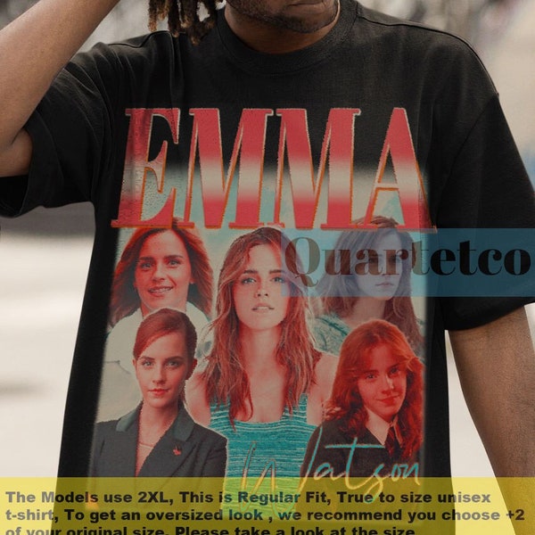 Emma Watson, Emma Watson Shirt, Emma Watson Vintage Tshirt, Emma Watson Movie Fan Tees, Emma Watson Merch, Actress Emma Watson Poster Shirt