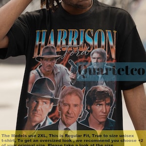 Harrison Ford, Harrison Ford Shirt, Harrison Ford Merch, Harrison Ford Fan Tee, Harrison Ford Tour Merch, Vintage Harrison Ford Poster Movie