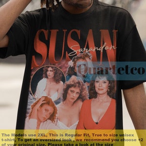 Susan Sarandon, Susan Sarandon Shirt, Susan Sarandon Vintage Tshirt, Susan Sarandon Fan Tees, Retro Susan Sarandon Vintage Clothing Gift