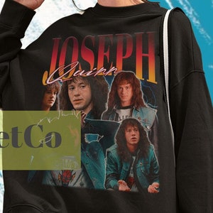 Joseph Quinn Sweatshirt, Joseph Quinn Sweater, Joseph Quinn Vintage Tees, Joseph Quinn Retro Tees, Joseph Quinn Eddie Manson Shirt