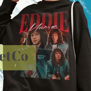 Joseph Quinn Sweatshirt, Joseph Quinn Sweater, Joseph Quinn Vintage Tees, Joseph Quinn Retro Tees, Joseph Quinn Eddie Manson Shirt