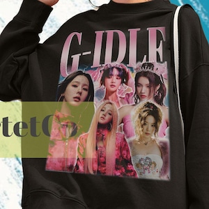 G-IDLE, G IDLE Sweatshirt, G I-DLE Vintage Sweater, G Idle Clothing G Idle Gift, G Idle Tour Tees, Kpop Gift Tees, Music Tees, Kpop Fan