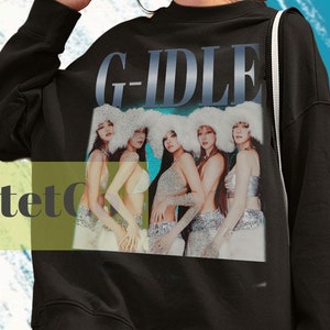 G-IDLE, G IDLE Sweatshirt, G I-DLE Vintage Sweater, G Idle Clothing G Idle Gift, G Idle Tour Tees, Kpop Gift Tees, Music Tees, Kpop Fan