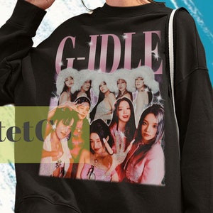 G-IDLE, G IDLE Sweatshirt, G I-DLE Vintage Sweater, G Idle Clothing G Idle Gift, G Idle Tour Tees, Kpop Gift Tees, Music Tees, Kpop Fan