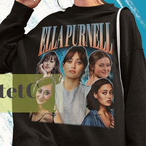 Ella Purnell, Ella Purnell Sweater, Ella Purnell Gift, Ella Purnell Vintage Sweatshirt, Retro Ella Purnell Clothing, Movie Gift Ella Purnell
