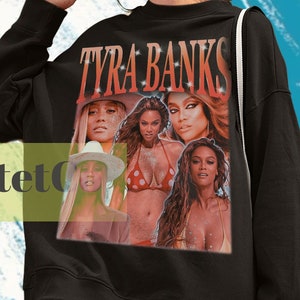 Tyra Banks, Tyra Banks Sweatshirt, Tyra Banks Fan Gift, Tyra Banks Sweater, Tyra Banks Clothing, Tyra Banks Vintage Style, Tyra Banks Gift