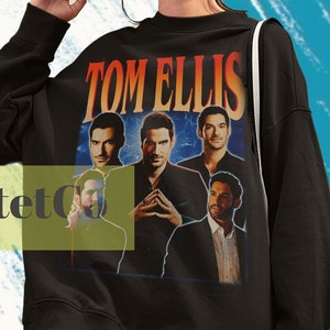 Tom Ellis, Tom Ellis Sweater, Tom Ellis Sweatshirt, Tom Ellis Movie Fan, Retro Tom Ellis Vintage Gifts, Tom Ellis Gift, Tom Ellis Clothing