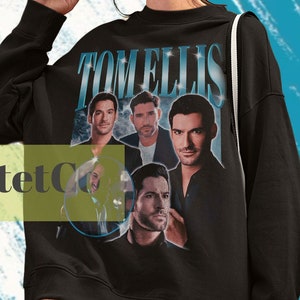 Tom Ellis, Tom Ellis Sweater, Tom Ellis Sweatshirt, Tom Ellis Movie Fan, Retro Tom Ellis Vintage Gifts, Tom Ellis Gift, Tom Ellis Clothing