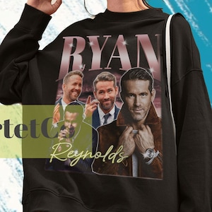 Ryan Reynolds, Ryan Reynolds Sweater, Ryan Reynolds Sweatshirt, Funny Ryan Reynolds Movie Fan, Retro Ryan Reynolds Vintage Gifts