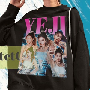 Hwang Yeji, Yeji Sweatshirt, Yeji Fan Gift, Retro Yeji Vintage Gift, Yeji Korean Singer Sweater, Yeji Idol Gift, Kpop Gift, Kpop Idol Gift