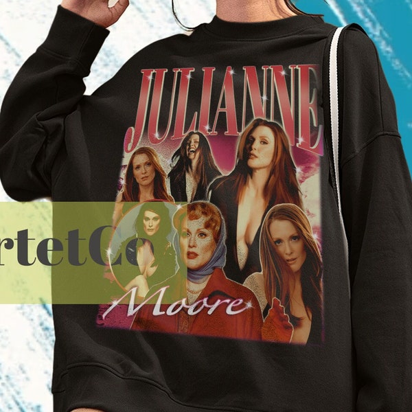 Julianne Moore, pull Julianne Moore, sweat-shirt Julianne Moore, film Julianne Moore, cadeau Julianne Moore rétro, vintage Julianne Moore