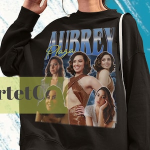 Aubrey Plaza, Aubrey Plaza Sweatshirt, Aubrey Plaza Vintage Sweater, Aubrey Plaza Sweater, Aubrey Plaza Merch, Aubrey Plaza Gift Clothing