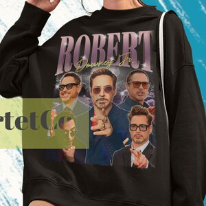 Robert Downey Jr, Robert Downey Sweatshirt, Robert Downey Vintage Sweater, Robert Downey Sweater, Robert Downey Gift, Robert Downey Movies