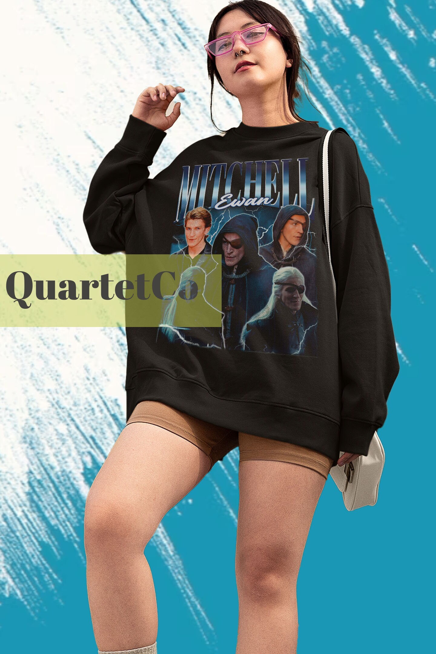 Ewan Mitchell, Ewan Mitchell Sweater, Ewan Mitchell Sweatshirt, Ewan Mitchell Clothing, Retro Ewan Mitchell Vintage Gift, Ewan Mitchell Gift