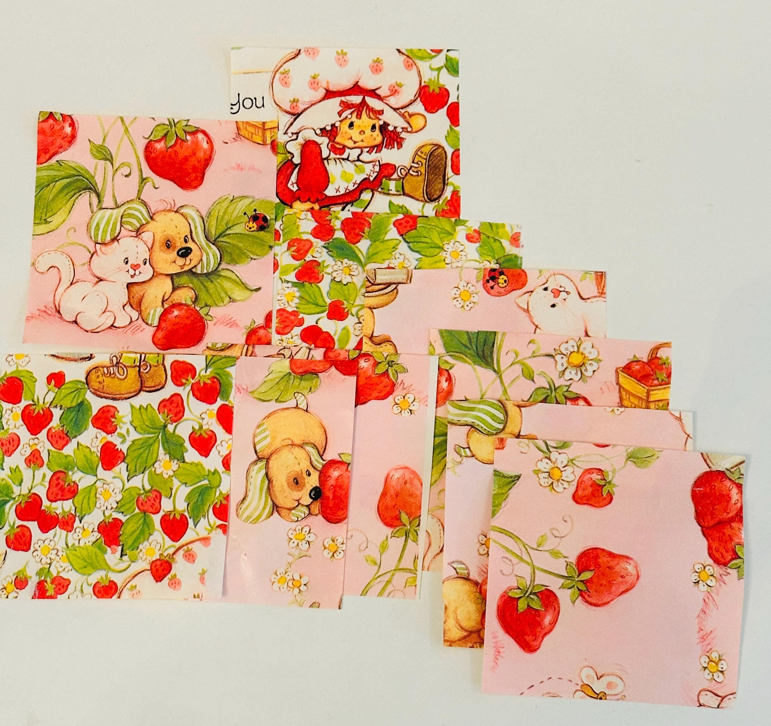 Strawberry Shortcake Vintage Wrapping - Etsy display picture 1