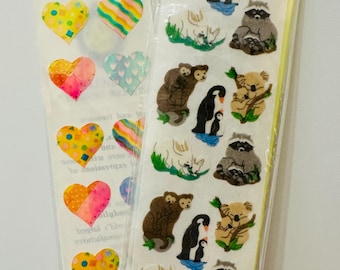 Sandylion Bear Sticker Treasure Kit - Collector Case 1995