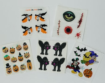 Sandylion Halloween Vintage Stickers - You Choose - Glow in Dark