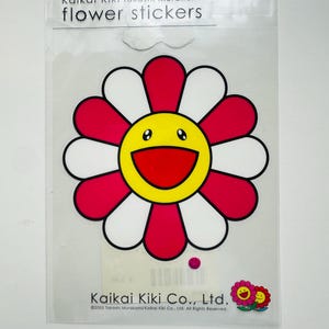 Japanese sticker Takashi Murakami flower stickers Kaikai Kiki Co.