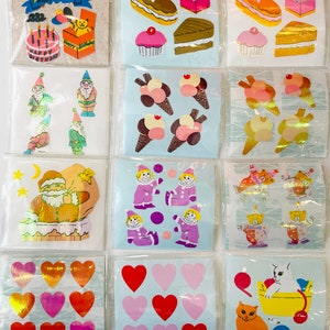 Vintage Pearly Sticker Magic modules MOP Rare Stickers