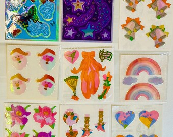 ビンテージのレアなサンディリオン ステッカー パックとマキシ