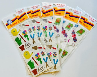 ビンテージのレアなサンディリオン ステッカー パックとマキシ