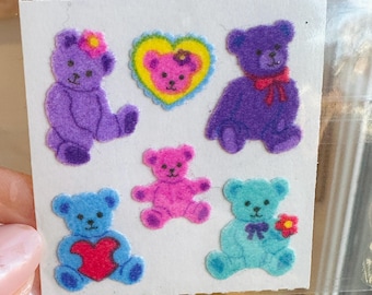 ヴィンテージレアサンディライオンテディベアステッカー - Etsy 日本
