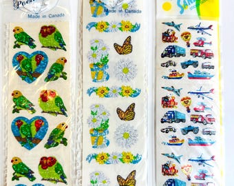 ビンテージのレアなサンディリオン ステッカー パックとマキシ