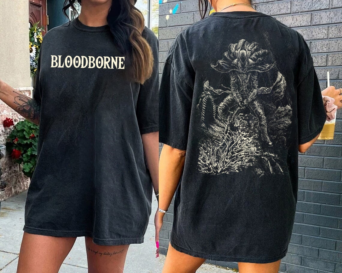 Bloodborne The Hunter Shirt, Bloodborne Game Shirt, Retro Bloodborne Shirt, Fans Gift