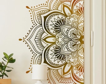 Mandala patroon muursticker voor huisdecoratie