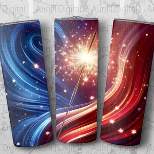4th Of July American Flag 20 oz Skinny Tumbler Sublimation Design, 4th Of July PNG, Patriotic Tumbler PNG, America Tumbler Wrap