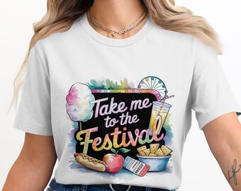 Take me to the Fair Sublimation Design PNG Digital Download , County State Fair Country Rides png, Neon Ferris Wheel, Fall Autumn Design