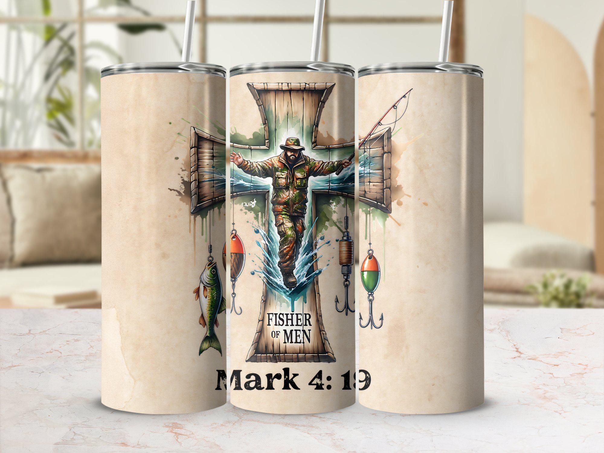 Camo Cross Fishing Png, Christian Fishers of Men Png, Bible Nature ...