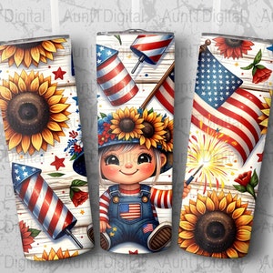 4th Of July American Flag 20 oz Skinny Tumbler Sublimation Design, 4th Of July PNG, Patriotic Tumbler PNG, America Tumbler Wrap