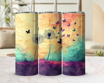 Just Breathe Positive Affirmation Tumbler Wrap 20 oz Skinny Tumbler Sublimation Design Digital Download PNG Instant DIGITAL ONLY
