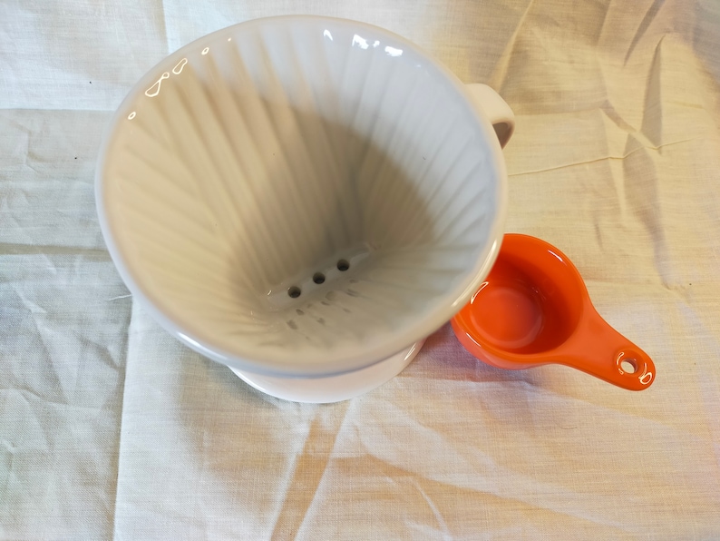 Le Creuset Peacock Orange Coffee Dripper/pour Over Etsy