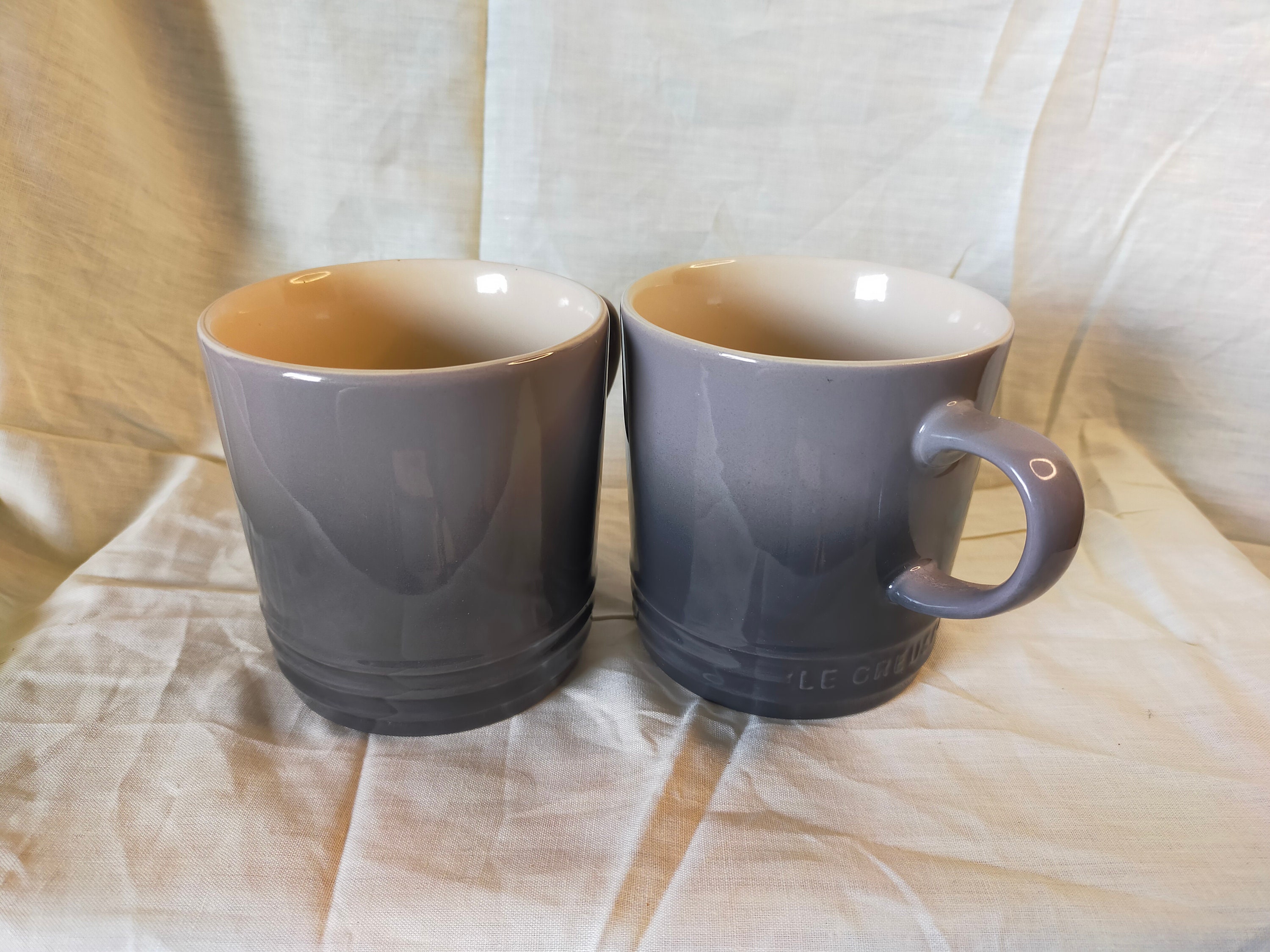 Le Creuset Espresso Mug, Demitasse, Stoneware Mug, Ivory, Cream Cup 100 Ml/  3.38 OZ 
