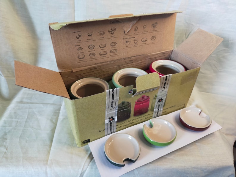 BNIB RARE Le Creuset Mini Sauce Jars Etsy