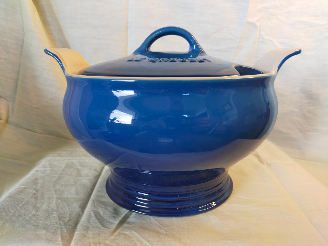 Le Creuset Soup Tureen lapis Heritage Collection BNIB Etsy