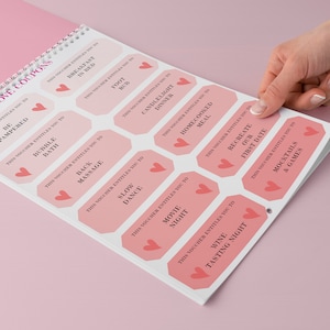 Libro dei buoni per coniuge, buoni d’amore digitali, buoni di coppia, buoni di San Valentino, libro di buoni d’amore stampabile per lui e per lei, regalo di anniversario