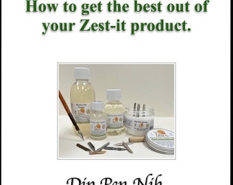 How to get the best out of your Zest-it® Dip Pen Nib Cleaner - Digital downloadable PDF.