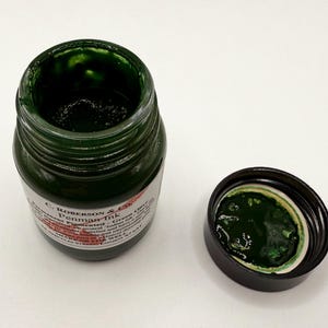 Permanent Pigmented Green Olives Ink 30ml Bottle for dip pens, Quill, Ruling pens and Calligraphy pens