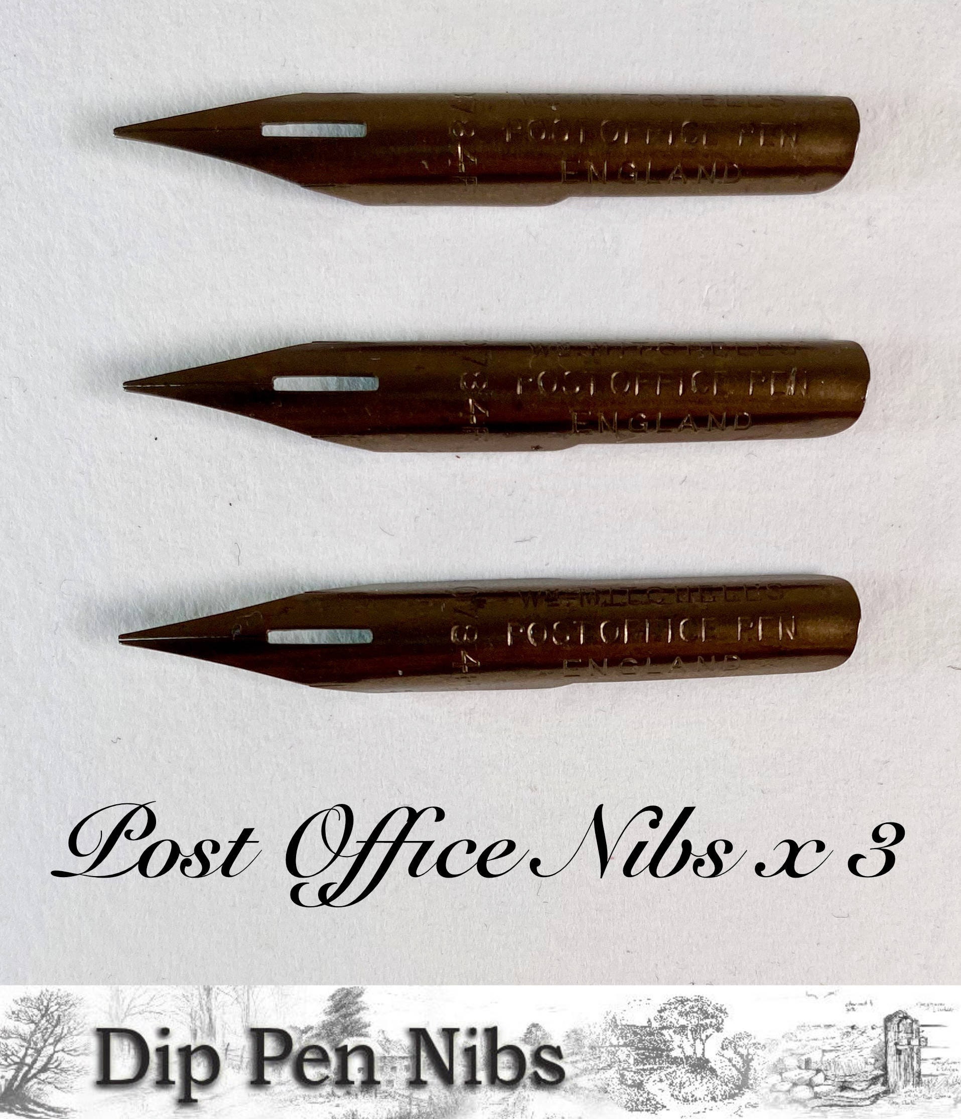 Post Office Nibs Set of 3 Nibs William Mitchell 