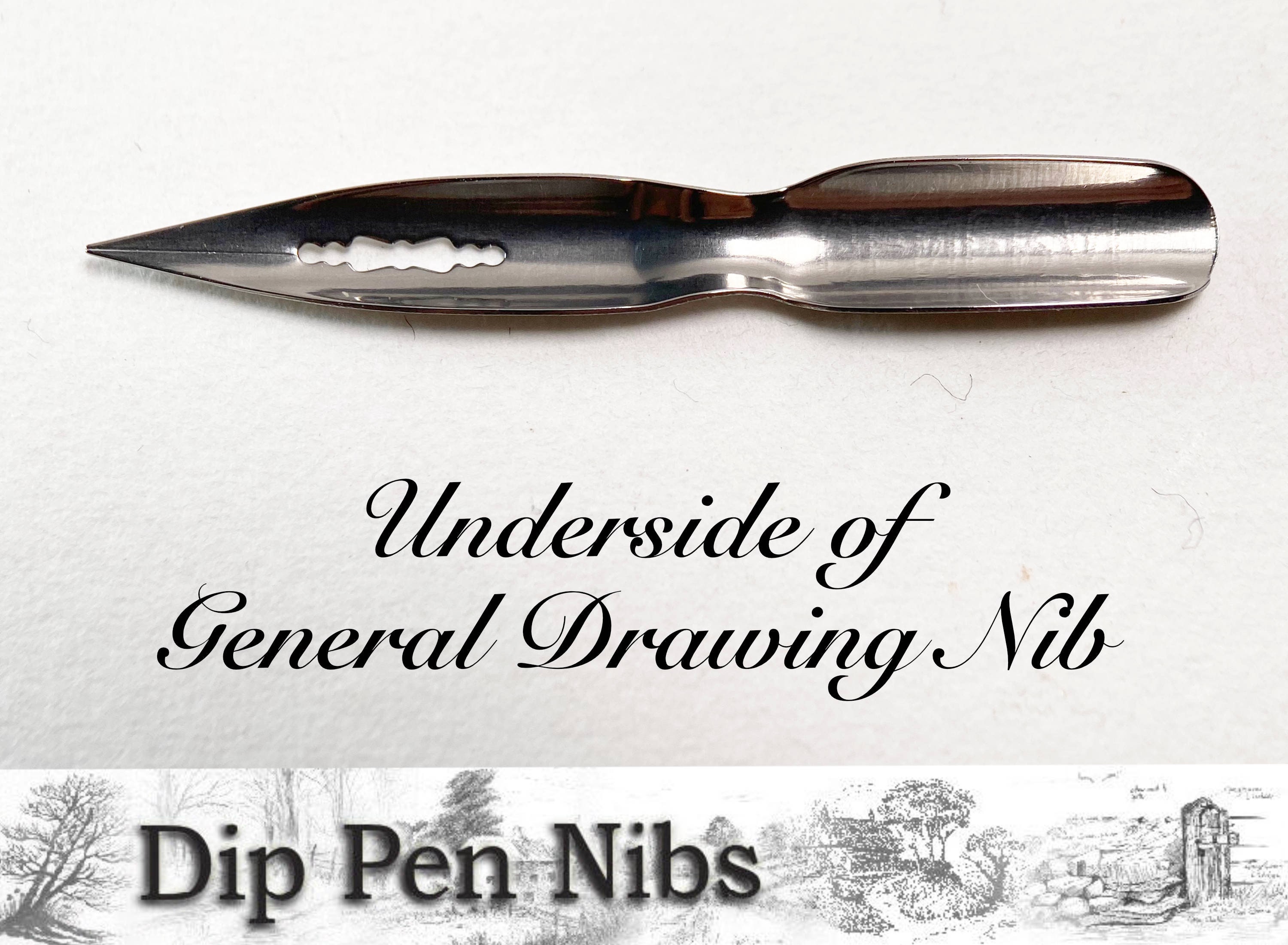 General Drawing Dip Pen Nibs X 3 Extra Fine General Purpose