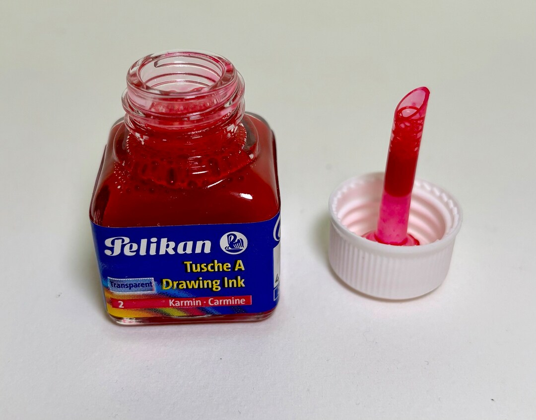 Pelikan Drawing Ink A 10ml Carmine 2 - Etsy