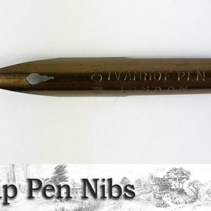 Ivanhoe Pen 130M Vintage Dip Pen Nib - selten - schreibt in jede Richtung und ist glatt über das Papier