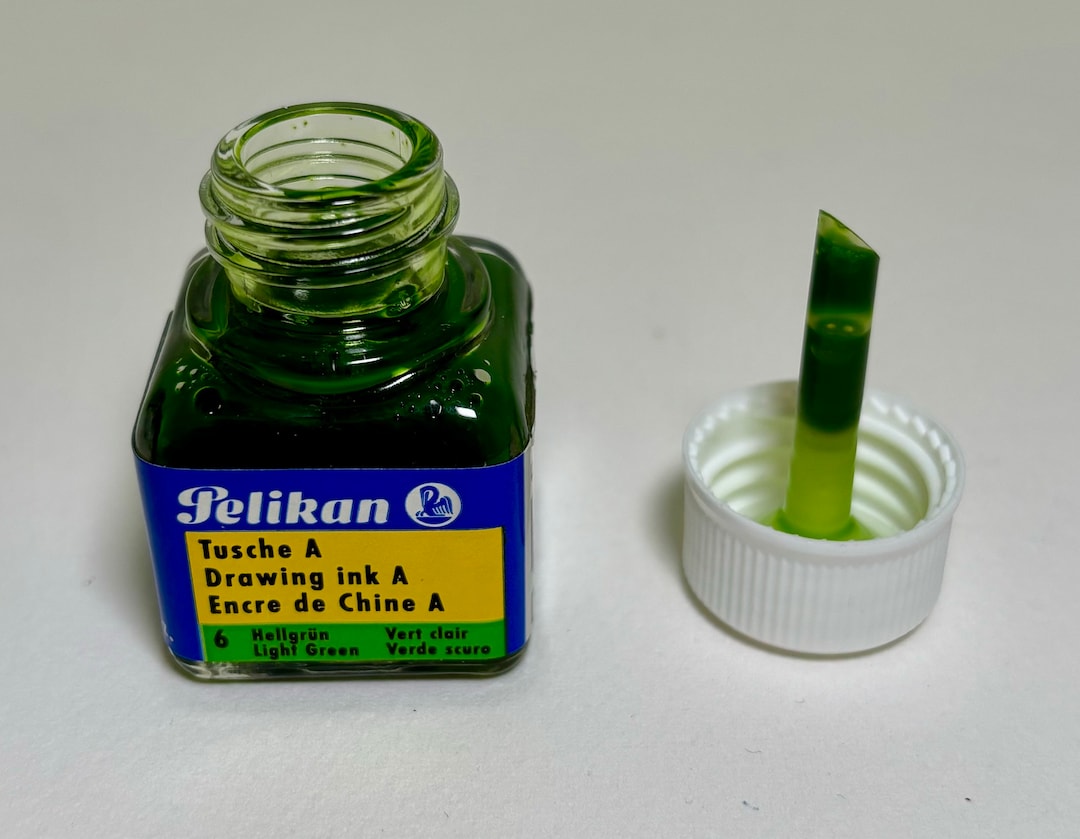Pelikan Drawing Ink A 10ml Light Green 6 - Etsy